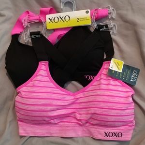 NWT 2-pack XOXO sports bras, size 2X